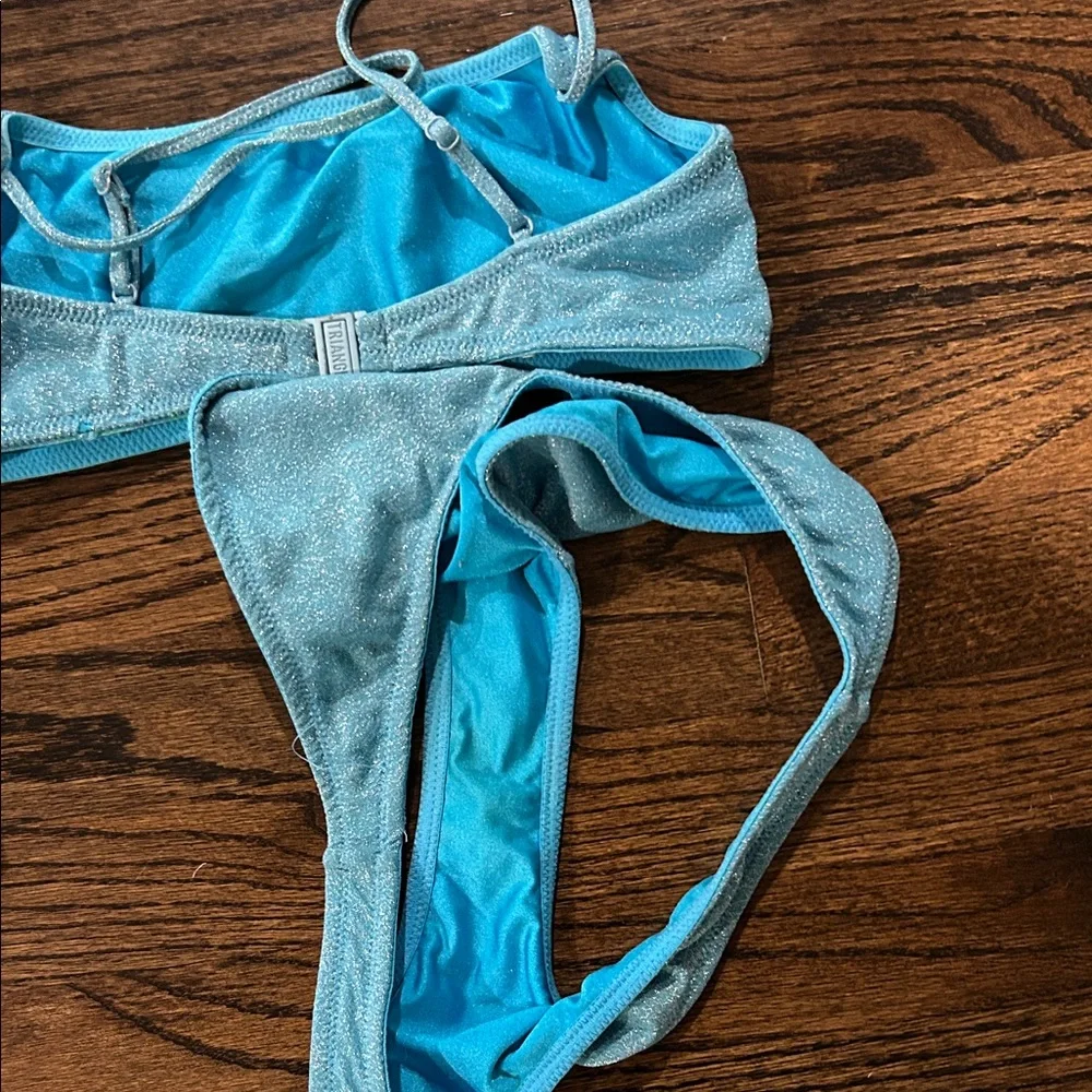 Triangl Blue Glitter Bikini Set - Picture 7 of 7